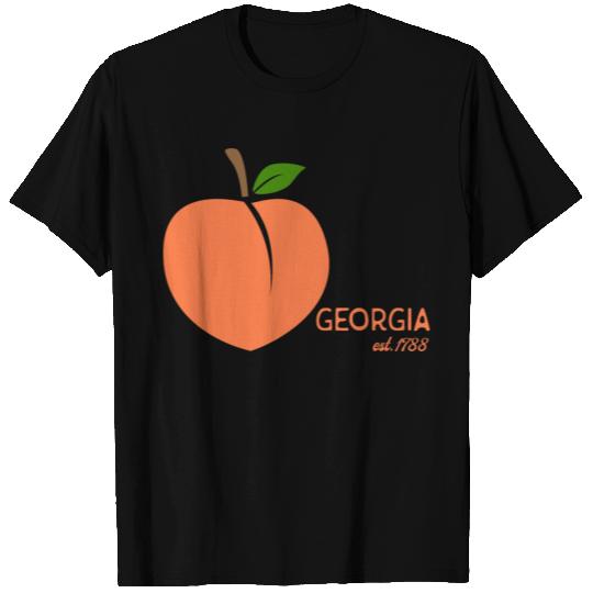 Georgia Peach State est 1788 T Shirts
