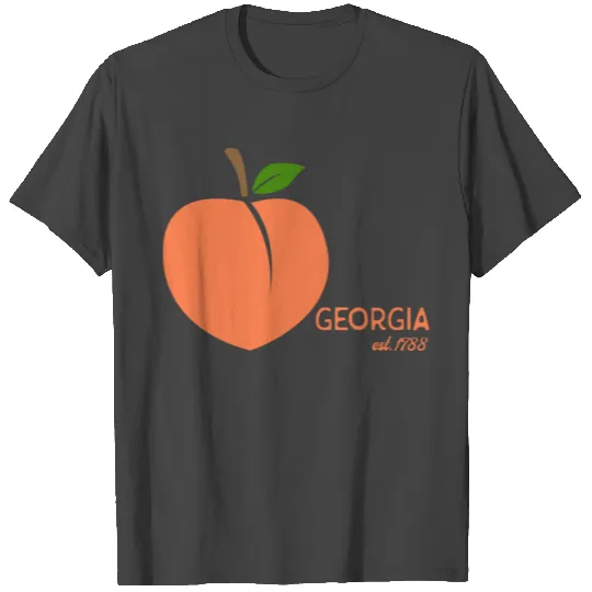 Georgia Peach State est 1788 T Shirts