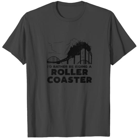 Roller Coaster Amusement Parks Screaming Rides T Shirts