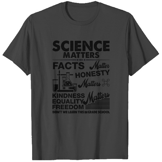 SCIENCE Matters Fact Matter Science Puns Cool Gift T Shirts