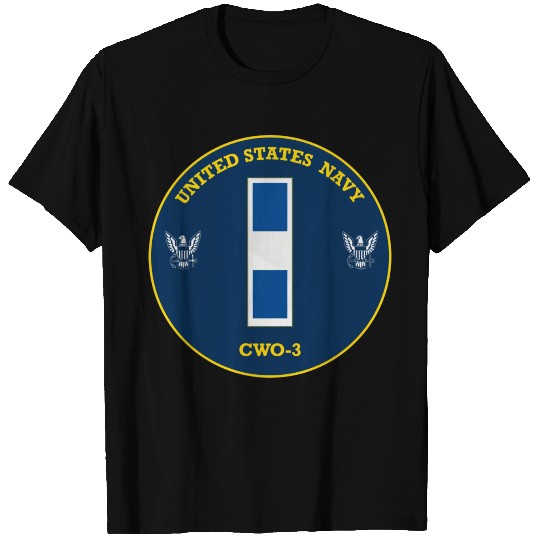 Navy Chief Warrant Officer 3 Cwo-3 Badge T Shirts