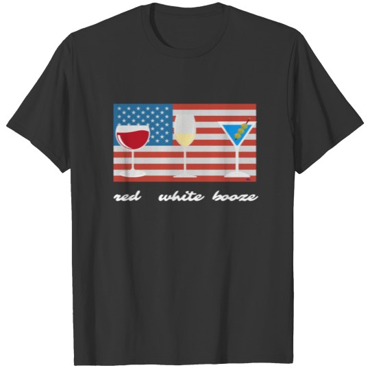 Red White and Booze T-shirt