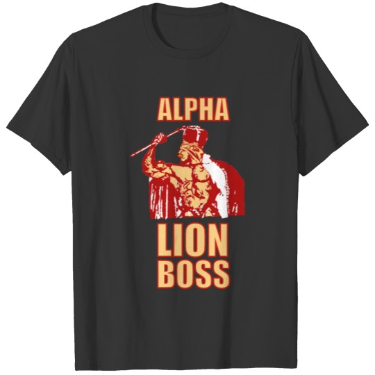 alpha lion boss T-shirt
