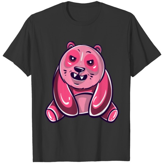 Pink Panda Monster T Shirts