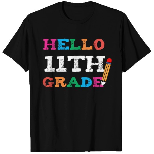 Welcome Back To School Cute Hello 11th Grade T Shirts