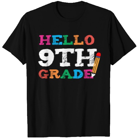 Welcome Back To School Cute Hello 9th Grade T Shirts