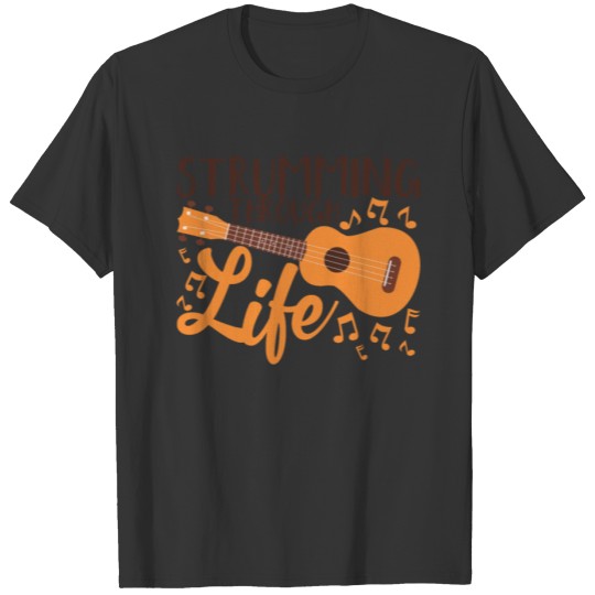 Ukulele Ukelele Hawaiian Guitar Ukuele Hawaii T-shirt