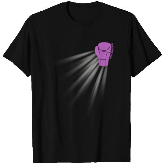 Lupus Awareness Fight Purple Ribbon T Shirts