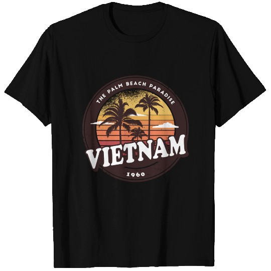 Vietnam Vintage Beach Design / Gift Idea T Shirts