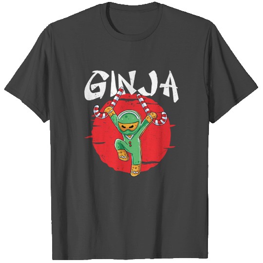Ginja Ninja Ninjabread Man Gingerbread Christmas T Shirts