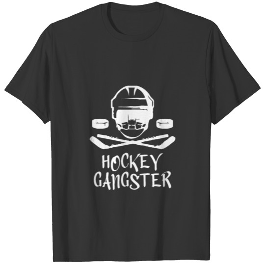 Hockey Gangster Funny Hockey T-shirt