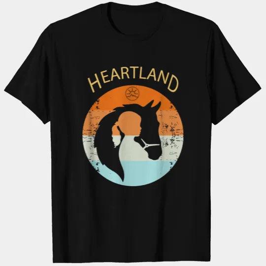 heartland girl, retro sunset T Shirts
