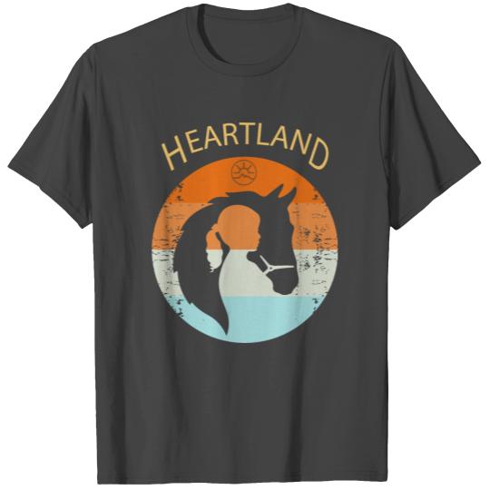 heartland girl, retro sunset T Shirts