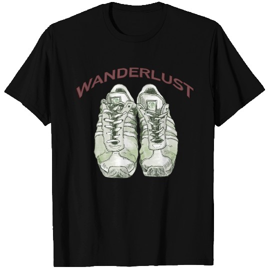 Running shoes for people with wanderlust. T Shirts
