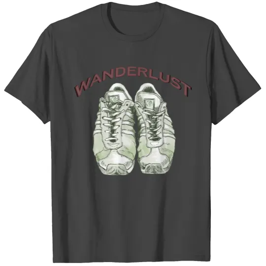 Running shoes for people with wanderlust. T Shirts