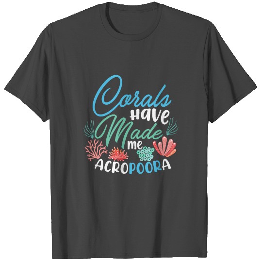 Corals Aquarium Keeper Marine Life Saltwater Reef T Shirts