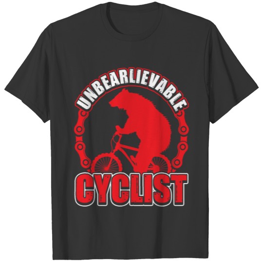 Cycling Bear Cyclist T-shirt