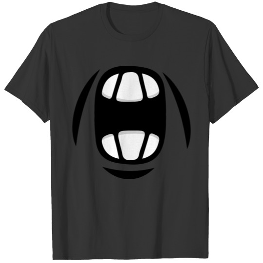 face laugh teeth grimace grimace T-shirt