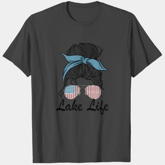 Lake Life Mom Women Funny Lake Life T Shirts