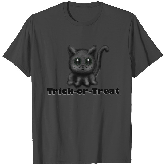 Halloween #3- Trick or Treat Cat T Shirts