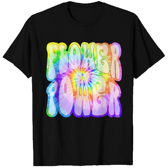 Retro Hippie Batik Spirale Flower Power 1 T Shirts