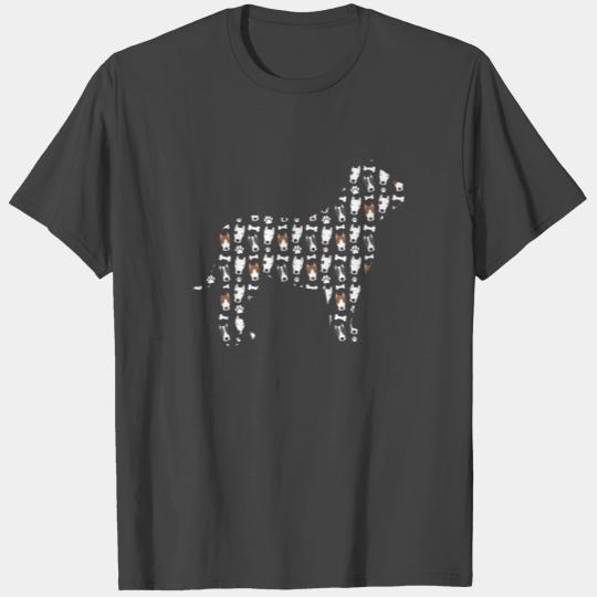 Pitbull Terrier Pattern Stafford Dog T Shirts