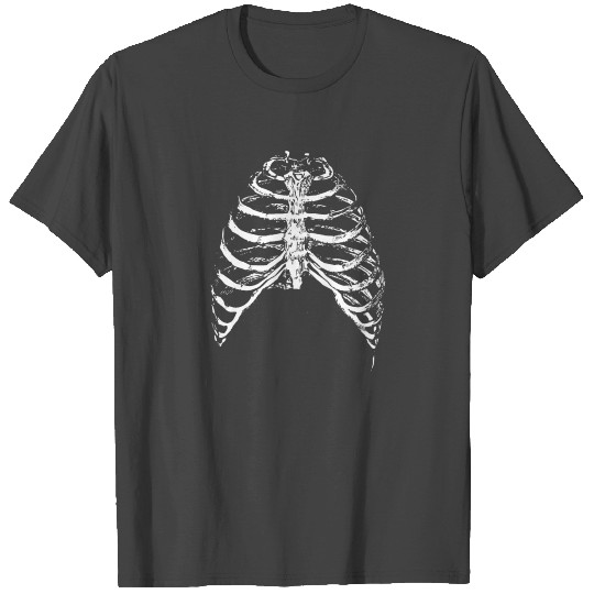 Skeleton Rib Cage T Shirts