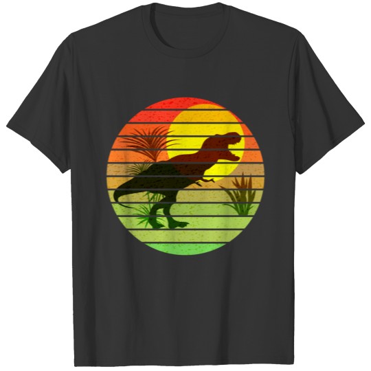 Tyrannosaurus Rex At Sunset T Shirts