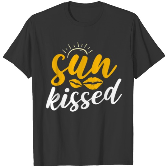 Sun-kissed Sun Tanning Lover Gift T Shirts