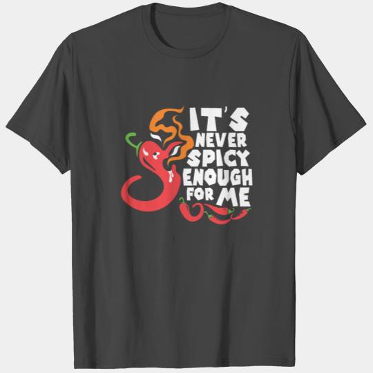 Spicy Food Lover Chili Peppers Chef Cuisine Spice T Shirts