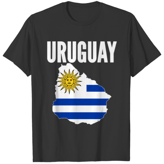 Uruguayan Gift Uruguay Map Classic T Shirt T-shirt