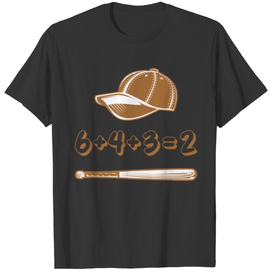 6 4 3 Math Baseball T-shirt