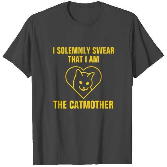 I solemnly swear that I am the catmother kitty cat T Shirts
