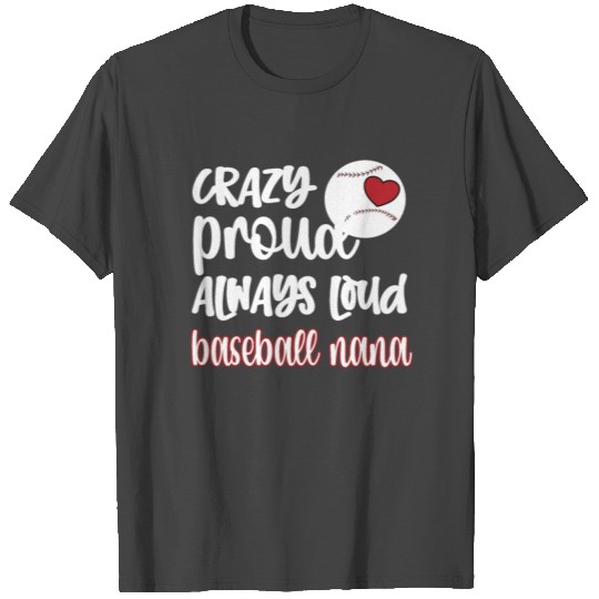 Baseball Nana Grandma Baseball Lover Mothers Day T Shirts