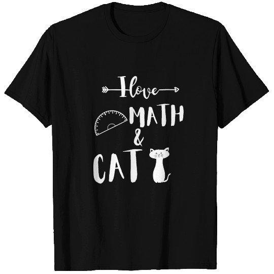 I love math and cat T Shirts