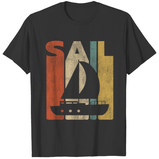 Sail Sailboat Vintage Retro T-shirt