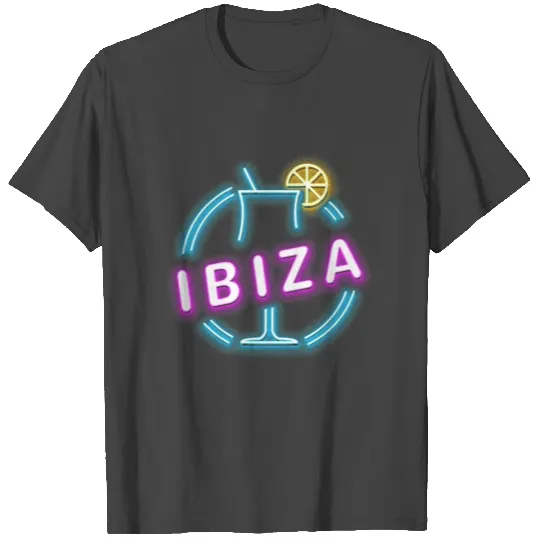 Ibiza Spain Cocktail Summer Design T Shirts