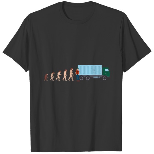 Evolution Trucker Truck Driver Funny Gift Idea T Shirts