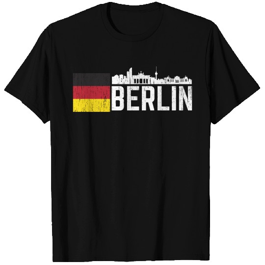 Berlin Flag Germany T Shirts