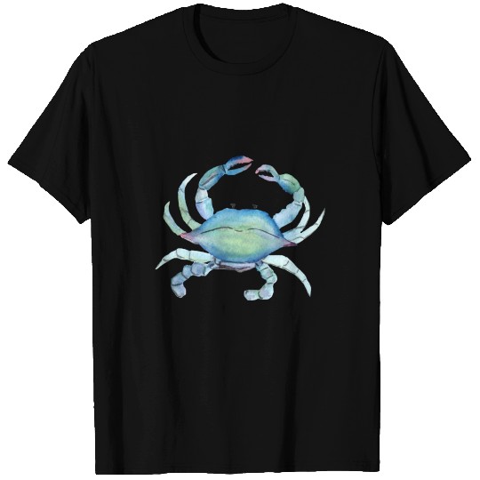 Crab watercolor illustration T Shirts