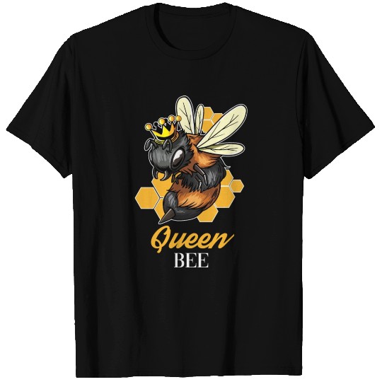 Queen Bee Crown Apiarist T Shirts