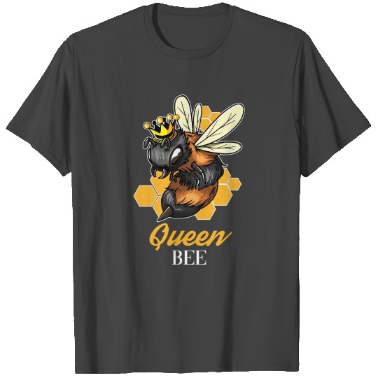 Queen Bee Crown Apiarist T Shirts