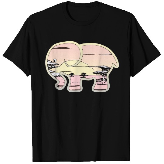 Elephant - sand / nature / africa T Shirts