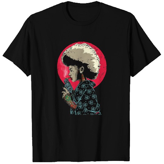 Afro Samurai with revolver T Shirts