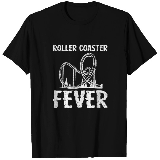 Roller Coaster Fever Theme Park Adventure Lover T Shirts