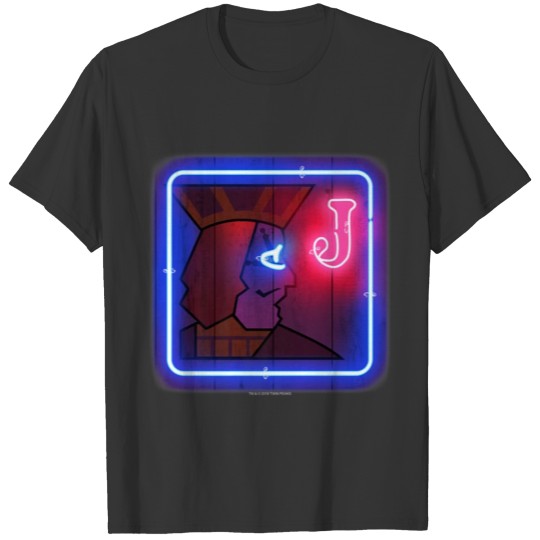 Twin Peaks One Eyed Jack s Classic Neon Sign Premi T-shirt