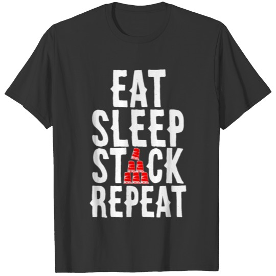 Stacking Cups Sports Stacking Cups Player T-shirt
