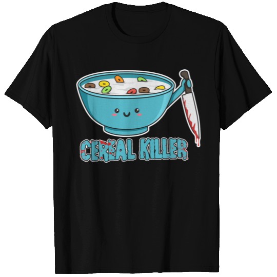 Cereal Killer Pun for a Halloween Lover T Shirts