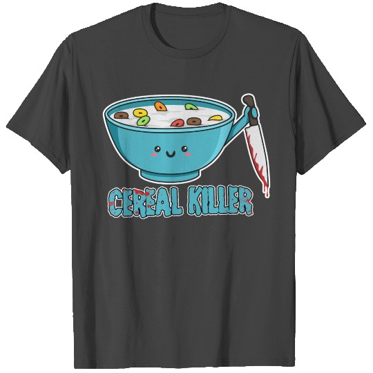Cereal Killer Pun for a Halloween Lover T Shirts
