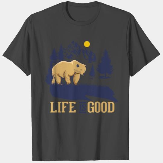 Life Is Really Good Vintage Unique Wild Trees Art T Shirts